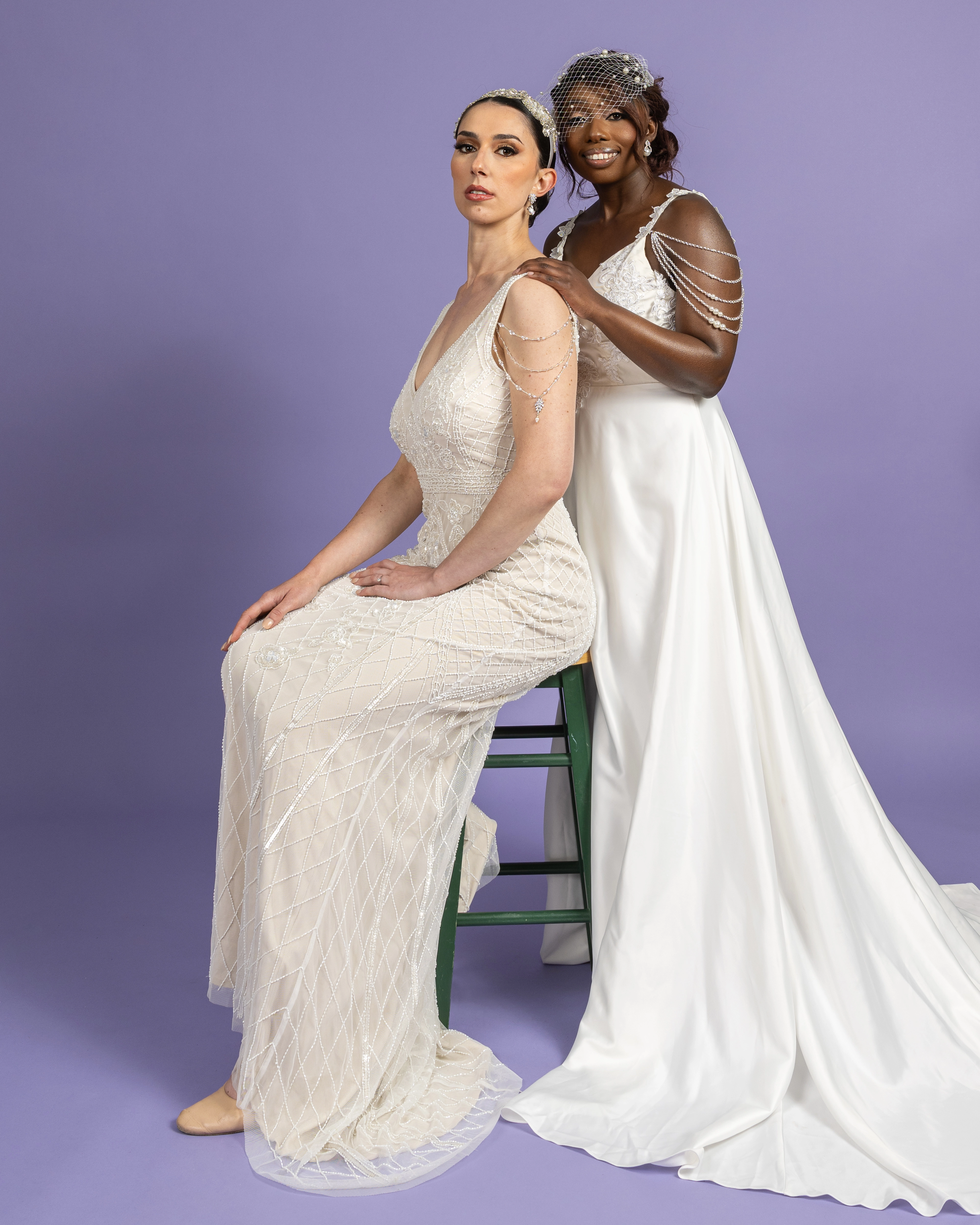 Models posining together for the Photo-shoot
